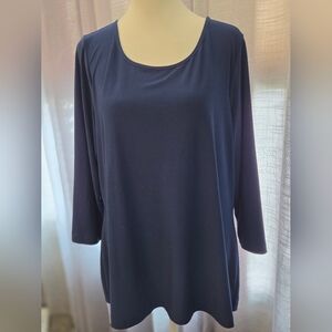 Joan Rivers Classic Navy Tunic